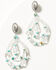 Paige Wallace Women's Quartz & Turquoise Earrings, Turquoise, hi-res
