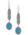 Montana Silversmiths Women's From The Ground Up Turquoise Earrings, Silver, hi-res
