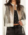 Image #3 - Idyllwind Women's Desert Bloom Metallic Thunderbird Jacket, Cherry, hi-res