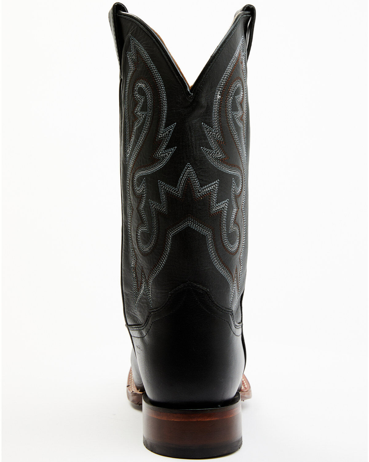 Image #5 - Cody James® Men's Square Toe Stockman Boots, Black, hi-res