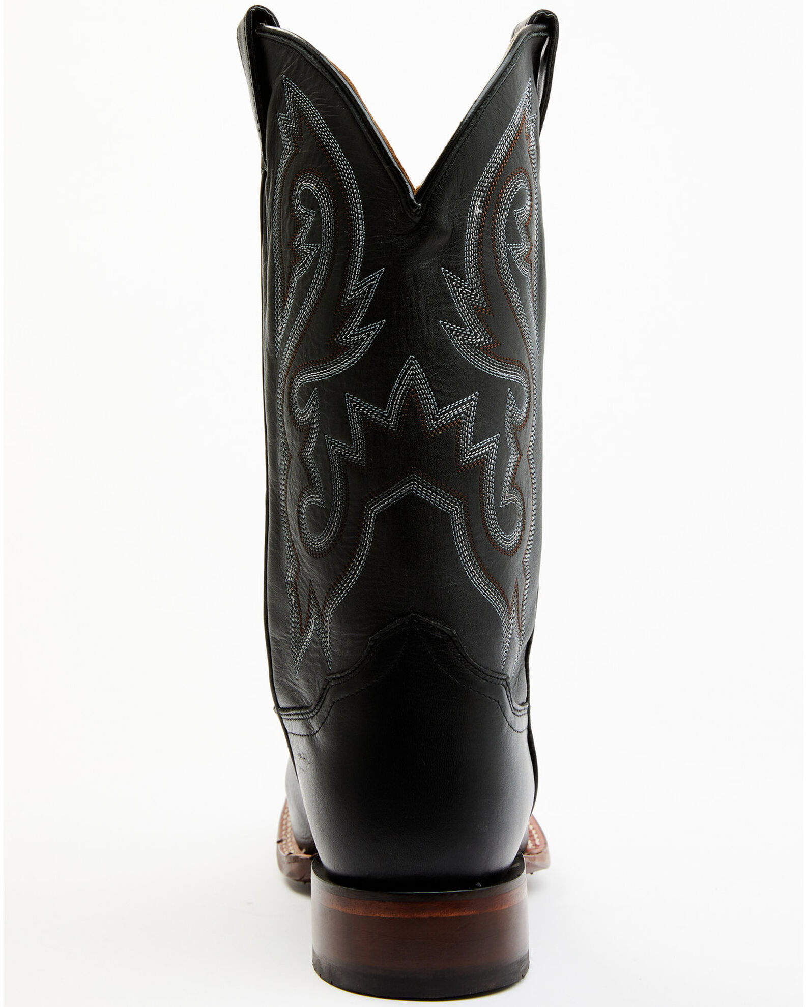 Image #5 - Cody James® Men's Square Toe Stockman Boots, Black, hi-res