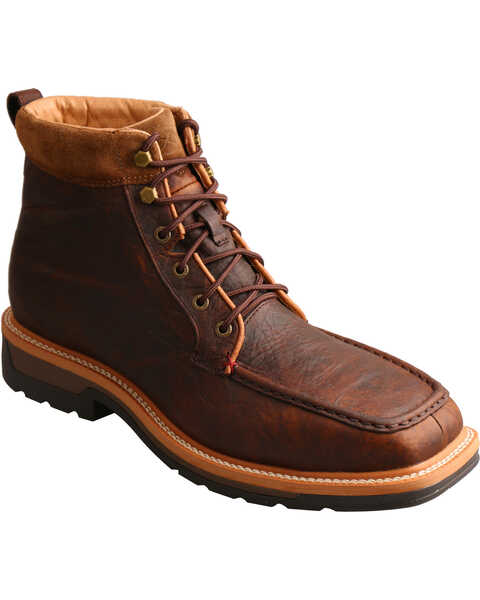 Image #1 - Twisted X Men's Light Work Lacer Waterproof Work Boots - Soft Toe, , hi-res
