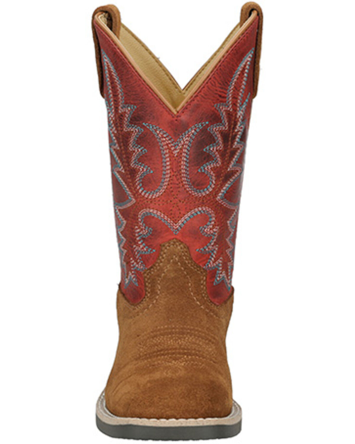 Image #4 - Smoky Mountain Little Boys' Briscoe Western Boots - Broad Square Toe, Tan, hi-res