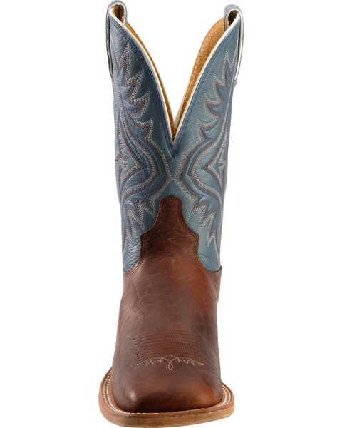 Image #4 - Tony Lama Men's Americana Western Boots - Broad Square Toe, Pecan, hi-res