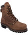 Image #1 - Ad Tec Men's 9" Logger Boots - Steel Toe, Black, hi-res