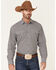 Ariat Men's Beal Southwestern Geo Print Long Sleeve Snap Western Shirt , White, hi-res