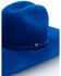 Image #2 - Serratelli 2X Felt Cowboy Hat, Royal Blue, hi-res