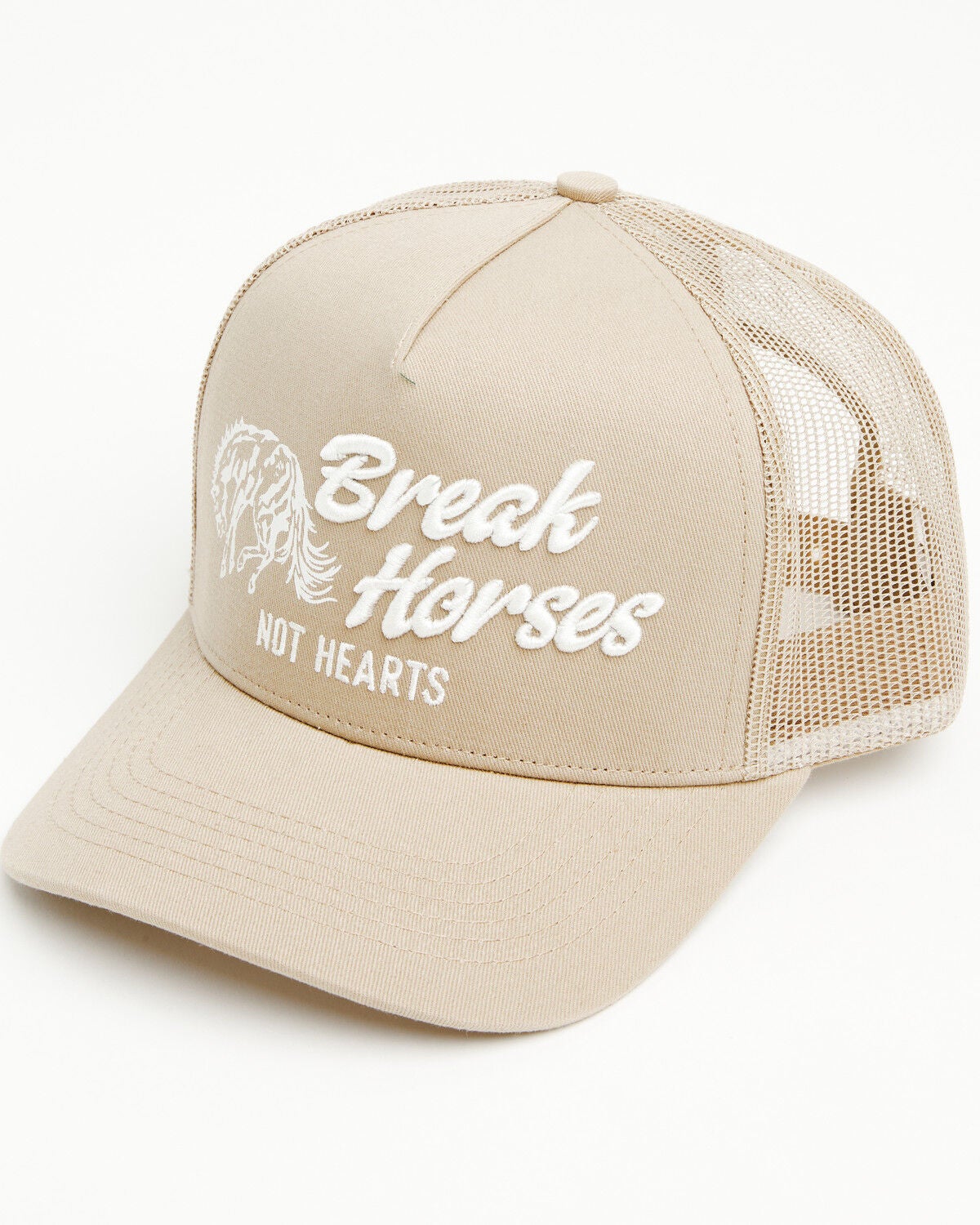 Shyanne Women's Break Horses Not Hearts Ball Cap, Brown, hi-res