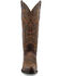 Image #4 - Black Star Women's Lockhart Embroidered Leather Western Boot - Snip Toe, Brown, hi-res