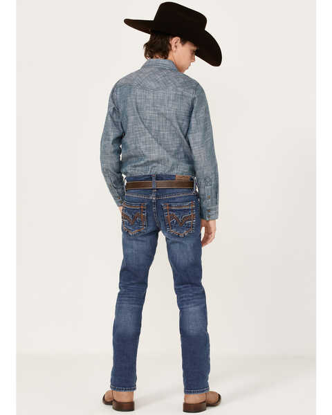 Cody James Little Boys' Hazer Dark Wash Mid Rise Stretch Slim Straight Jeans - Sizes 4-8, Blue, hi-res