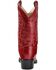Old West Girls' Red Leather Western Boots - Pointed Toe, , hi-res