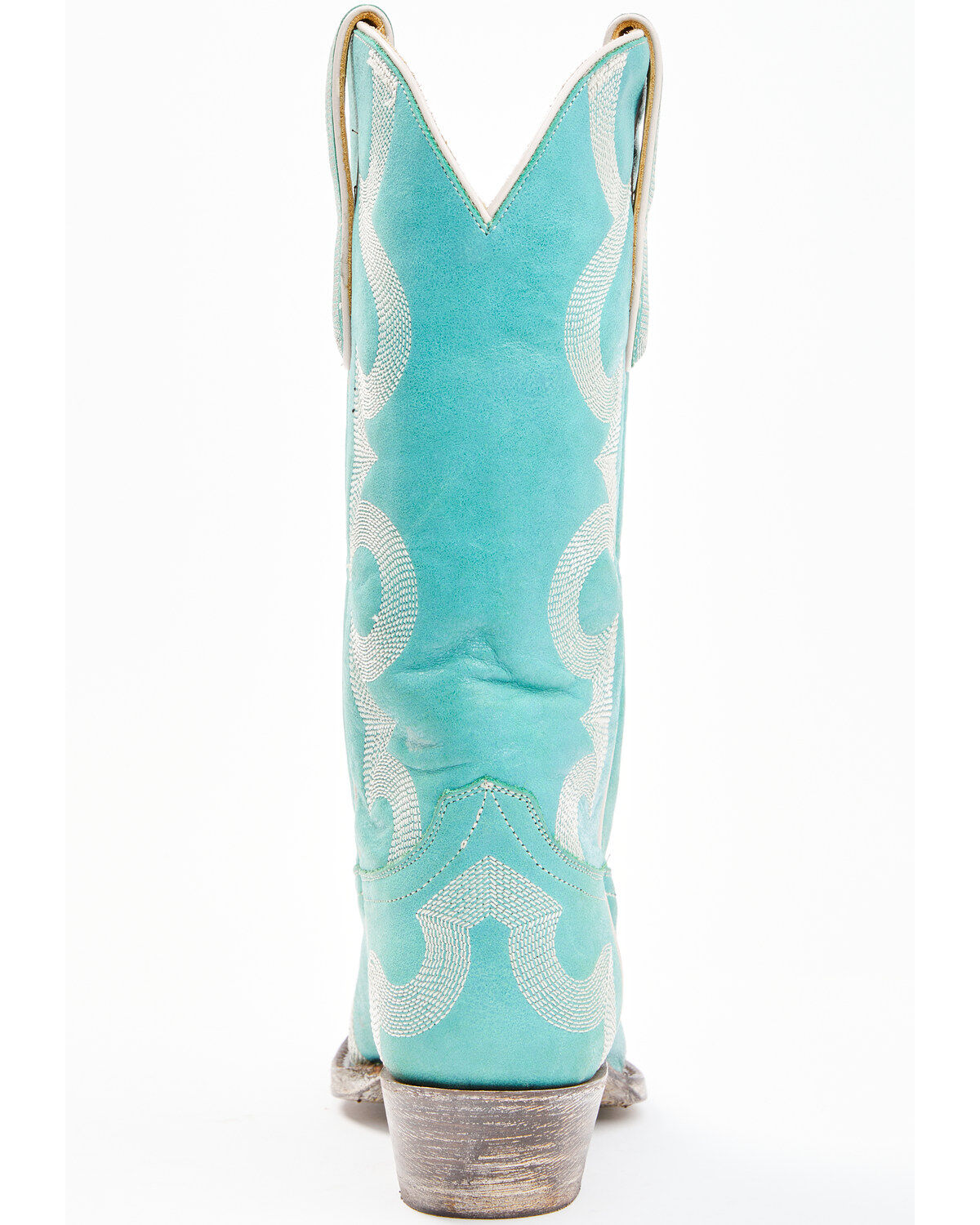 Image #5 - Caborca Silver by Liberty Black Women's Helga Stitch Western Boots - Snip Toe, Blue, hi-res