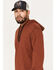 Image #2 - Moonshine Spirit Men's Space Dye Hooded Sweatshirt, Rust Copper, hi-res