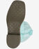Image #6 - Smoky Mountain Girls' Painted Prairie Performance Western Boots - Broad Square Toe, Blue, hi-res