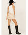 Image #3 - Shyanne Women's Faux Suede Fringe Shorts, Taupe, hi-res