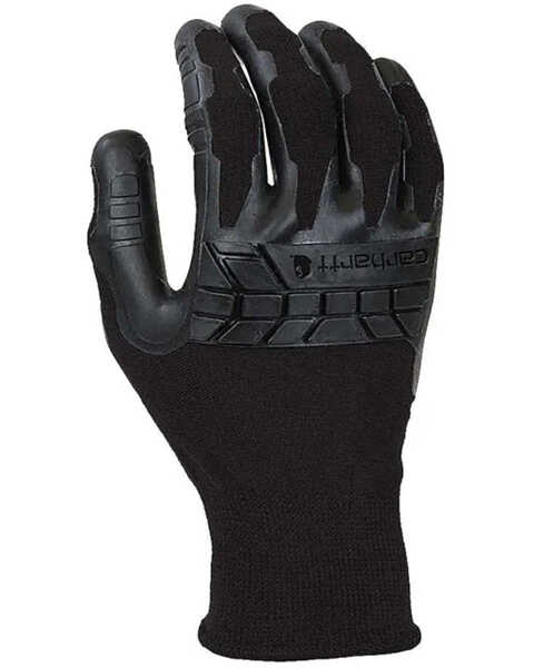 Image #1 - Carhartt Men's C-Grip® Knuckle Guard Gloves, Black, hi-res