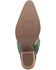 Image #7 - Dingo Women's Flower Power Suede Tall Western Boots - Snip Toe, Green, hi-res