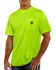 Image #1 - Carhartt Men's Solid Color-Enhanced Short Sleeve T-Shirt - Big & Tall, Lime, hi-res