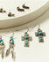 Image #3 - Shyanne Women's Cross Feather Earring 6-Piece Set, Silver, hi-res