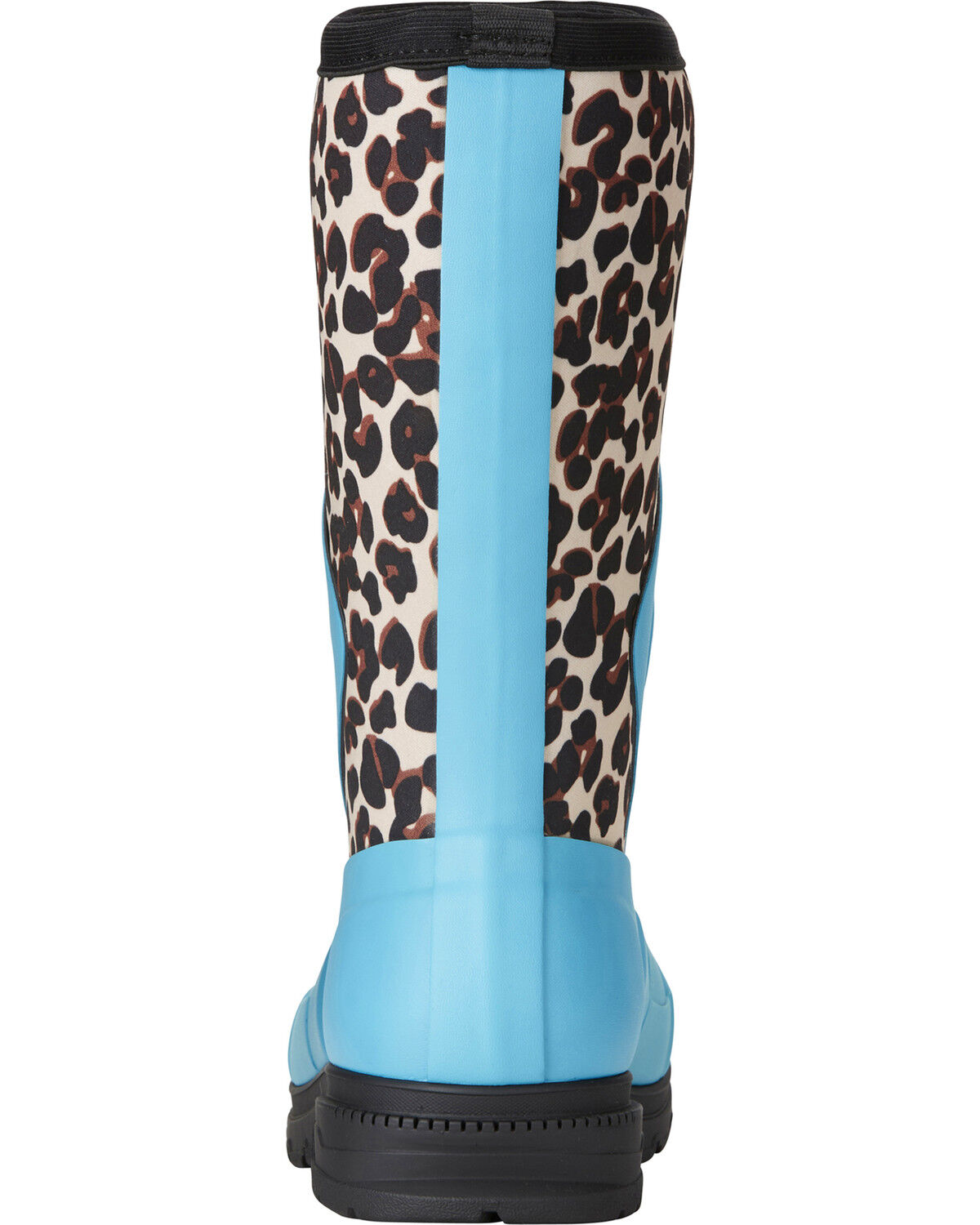 leopard print rubber boots