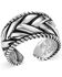 Image #1 - Montana Silversmiths Women's Midnight Weave Ring, Silver, hi-res