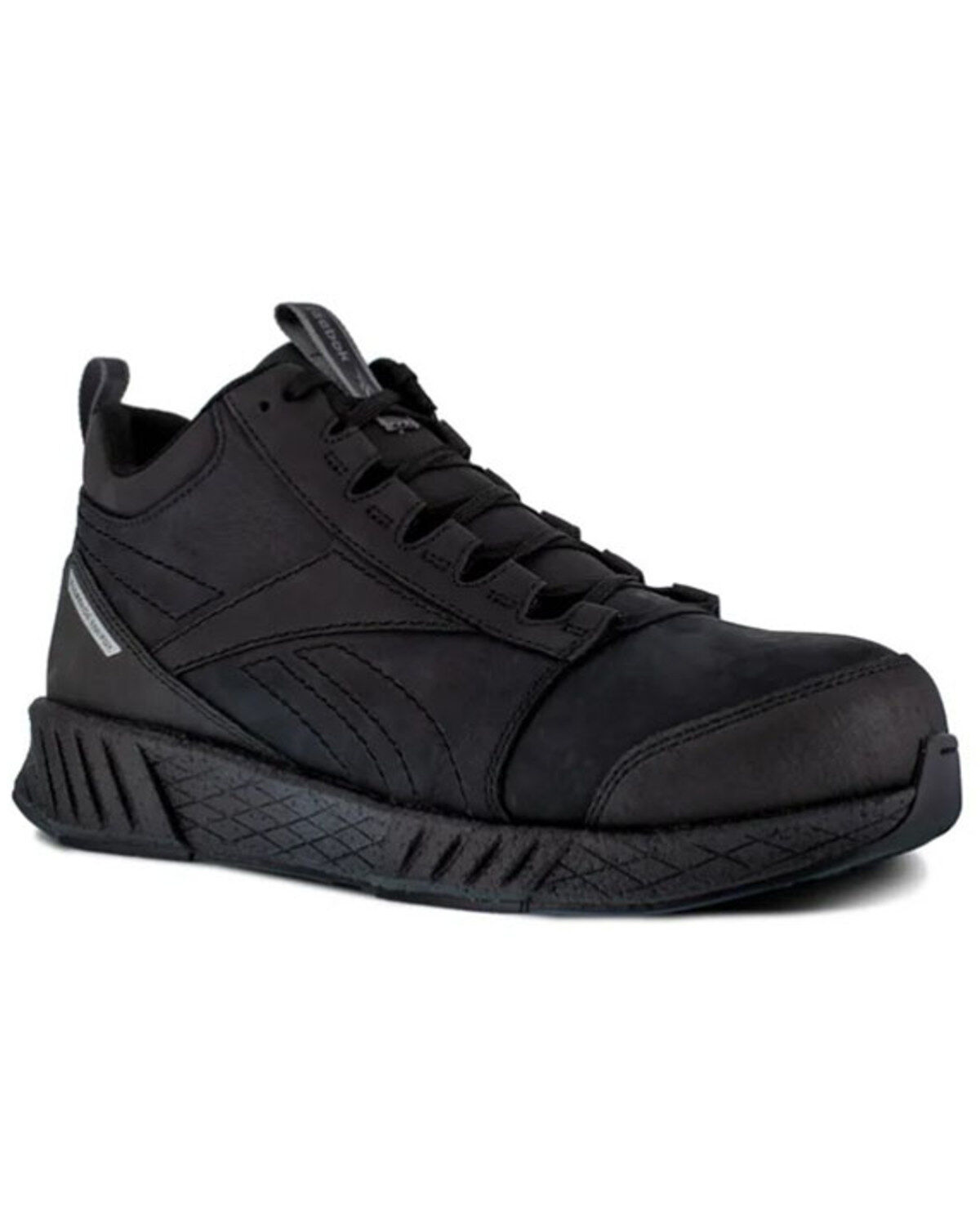 Image #1 - Reebok Men's Fusion Formidable Work Shoes - Composite Toe, Black, hi-res