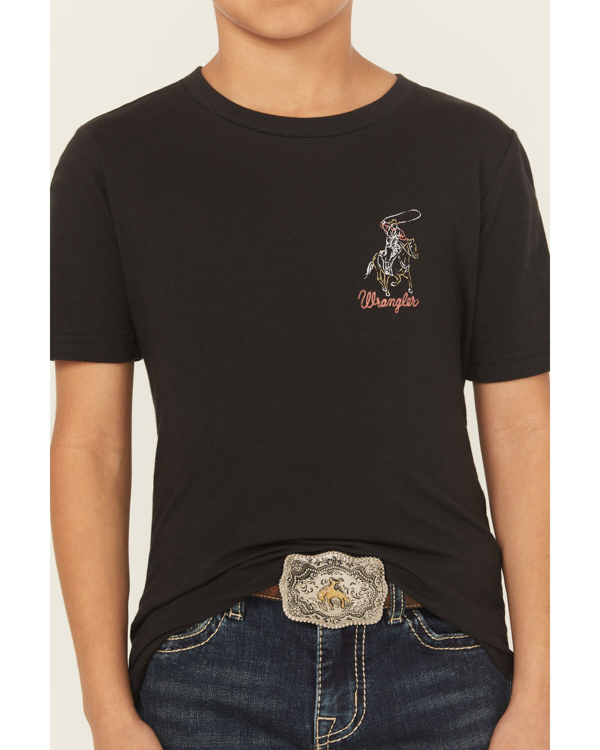 Product Name:  Wrangler Boys' Cowboy Short Sleeve Graphic T-Shirt