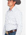 Image #1 - Rock & Roll Denim Men's Triangle Geo Print Long Sleeve Western Shirt, , hi-res