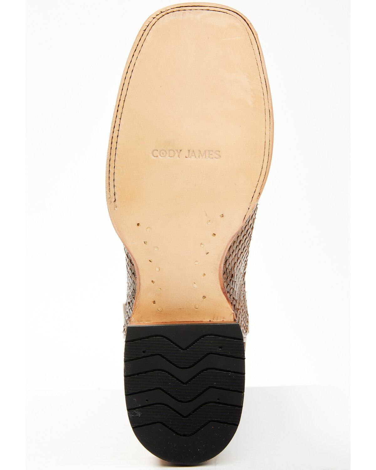 Image #7 - Cody James Men's Python Exotic Western Boots - Broad Square Toe, Brown, hi-res