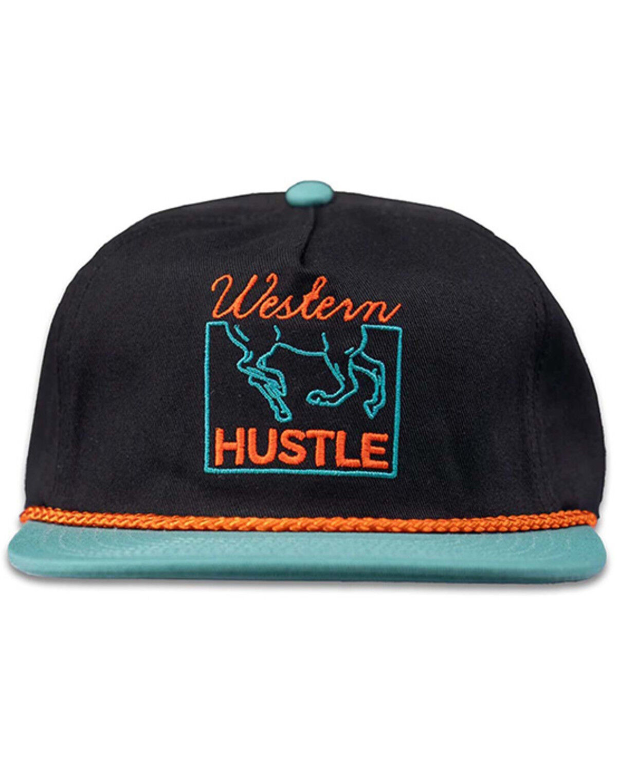 Image #3 - Lane Frost Men's Giddy Up Ball Cap, Black, hi-res
