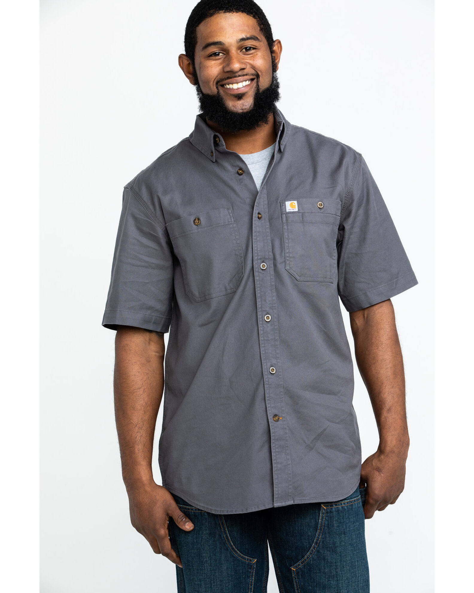 Carhartt Men s Rugged Flex Rigby Short Sleeve Work Shirt