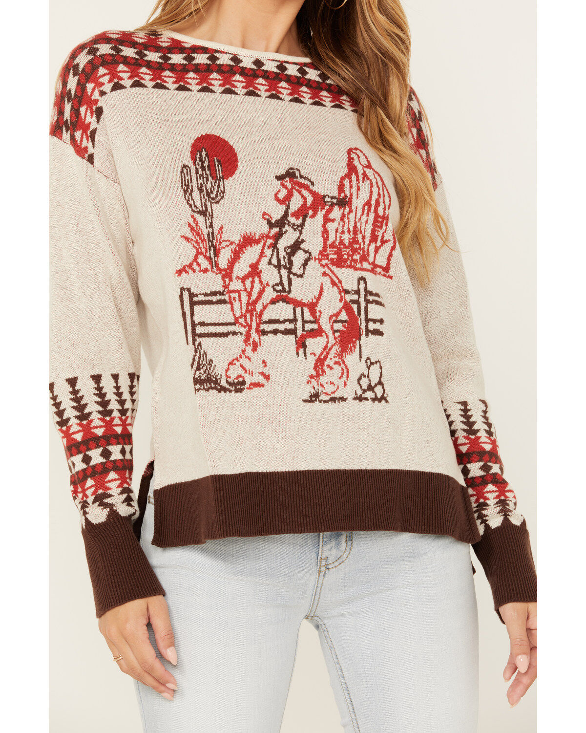Image #3 - Cotton & Rye Women's Vintage Cowgirl Sweater, , hi-res