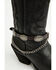 Image #2 - Shyanne Women's Concho Boot Bracelet with Chain, Black, hi-res