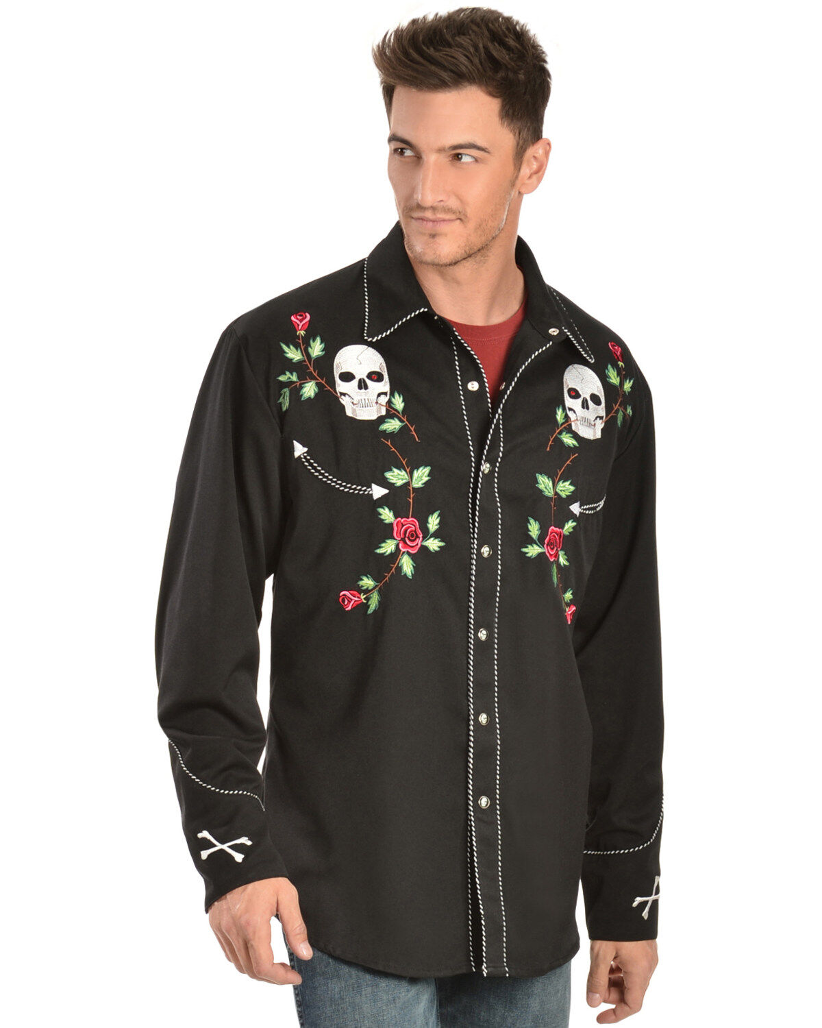 skull western shirt