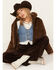Image #1 - Cleo + Wolf Women's Quilted Corduroy Puffer Jacket, Brown, hi-res