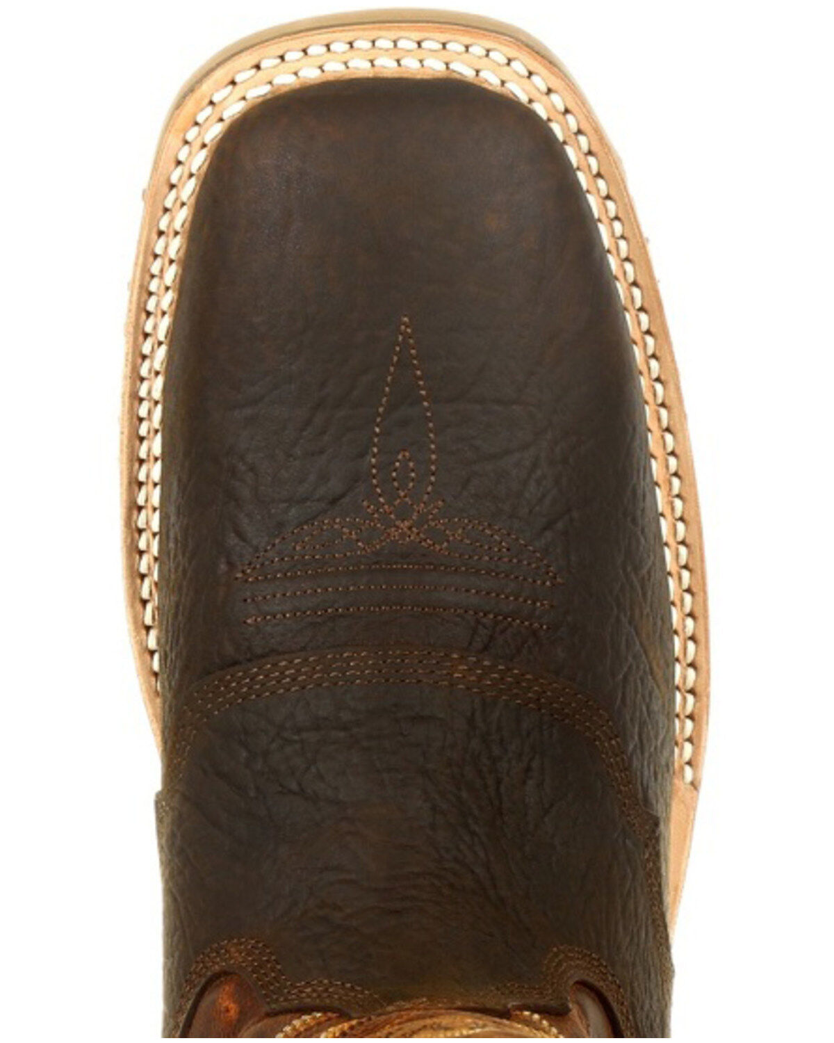 Image #6 - Durango Men's Maverick Pro Western Work Boots - Soft Toe, Brown, hi-res