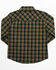 Cody James Toddler Boys' Douglas Fir Plaid Print Long Sleeve Snap Western Shirt - Toddler, Green, hi-res