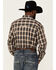 Image #4 - Resistol Men's Roselle Plaid Long Sleeve Button Down Western Shirt, Olive, hi-res