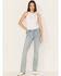 Image #3 - Hooey by Rock & Roll Denim Women's Light Wash Mid Rise Extra Stretch Bootcut Jeans, Light Wash, hi-res