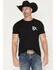 Image #2 - Red Dirt Hat Men's Nightfall Short Sleeve Graphic T-Shirt, Black, hi-res
