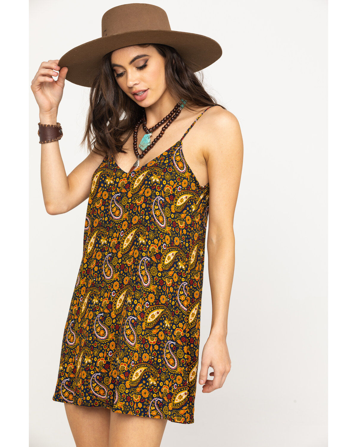 spaghetti strap slip dress