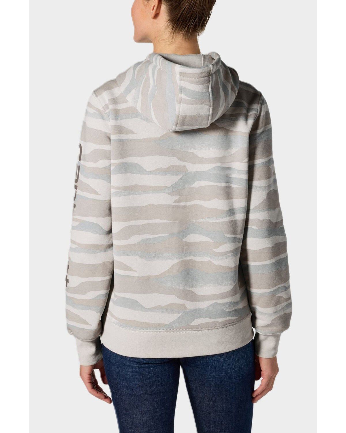 Image #2 - Carhartt Women's Marquette Camo Print Hoodie, Multi, hi-res