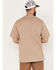 Image #4 - Hawx Men's Forge Solid Short Sleeve Pocket T-Shirt, Tan, hi-res