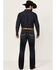 Image #3 - Cody James Men's Night Ranger Wash Wyatt Slim Bootcut Stretch Denim Jeans, Dark Wash, hi-res