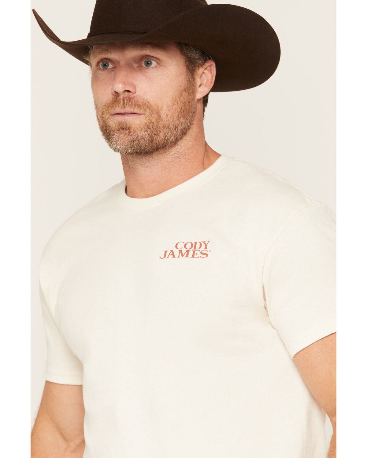 Image #3 - Cody James Men's Range Flag Short Sleeve Graphic T-Shirt, Natural, hi-res