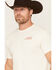 Image #3 - Cody James Men's Range Flag Short Sleeve Graphic T-Shirt, Natural, hi-res