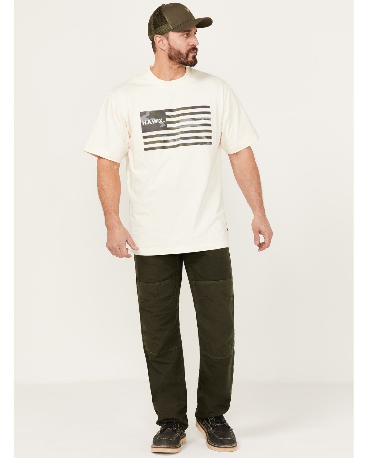 Hawx Men's FR Canvas Pants, Forest Green, hi-res