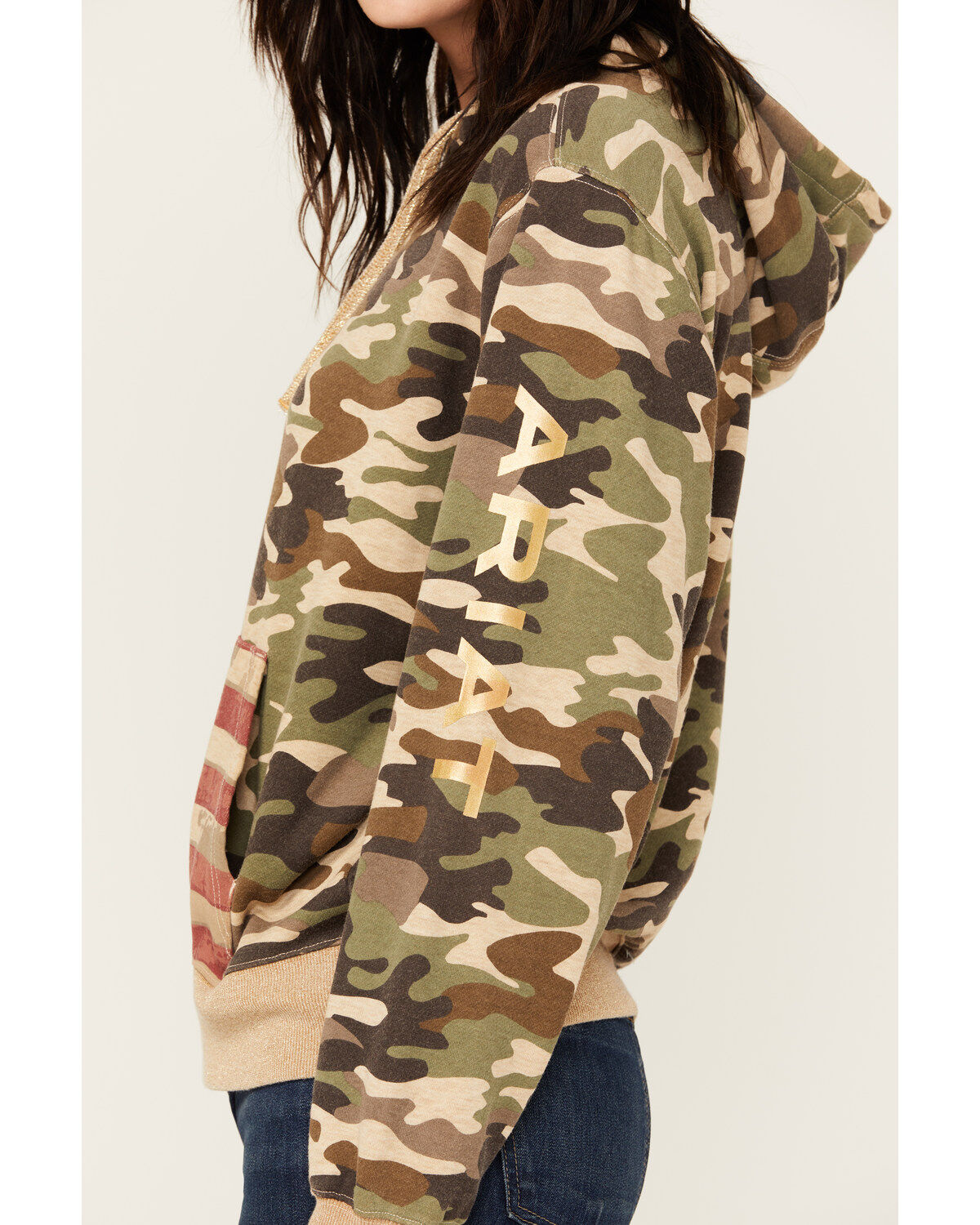 Image #3 - Ariat X Rodeo Quincy Women's Camo Hoodie, , hi-res