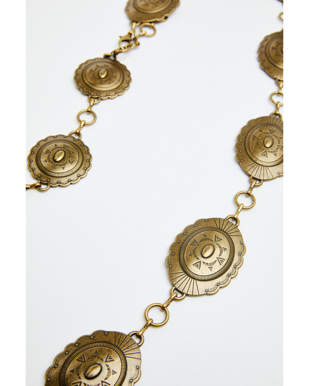 Image #2 - Idyllwind Women's Silver Spur Gold Chain Belt, Gold, hi-res