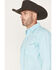 Image #2 - Rough Stock by Panhandle Men's Micro Stripe Stretch Long Sleeve Pearl Snap Shirt, , hi-res